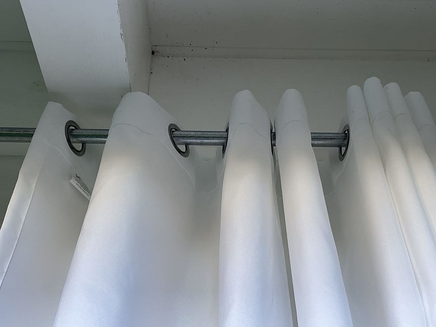 Customer photo review of Waterproof Grommet Top Patio Curtain 1 Panel