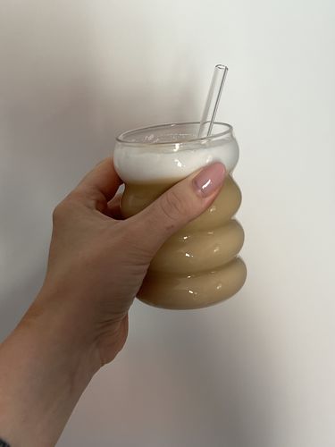 Customer photo review of WAVE GLASS | MYKONOS