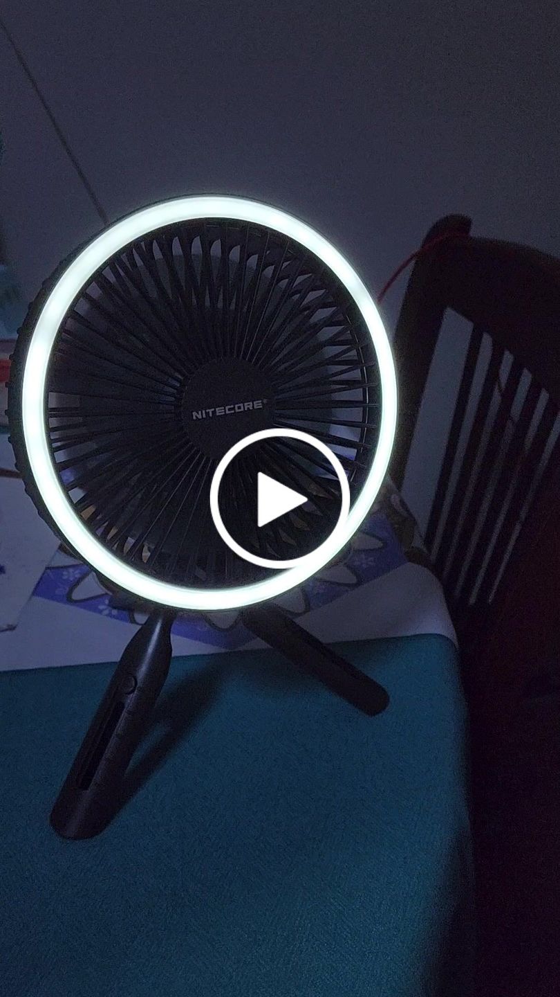 Customer video review of NEF10 - LED Fan (10,000mAh)
