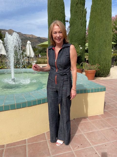 Customer photo review of TABITHA jumpsuit Denim