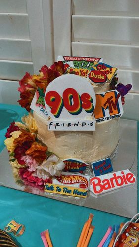 Customer photo review of A4 Rectangle Custom Edible Icing Image