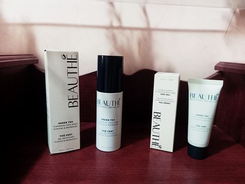 Customer photo review of Pack Crème Hydratante + Gel Nettoyant