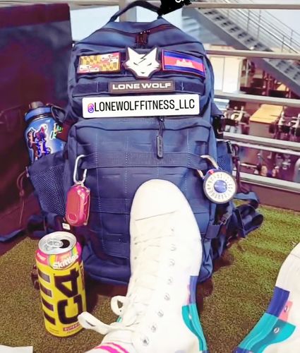 Customer photo review of Gen 3 Blue 45L Backpack