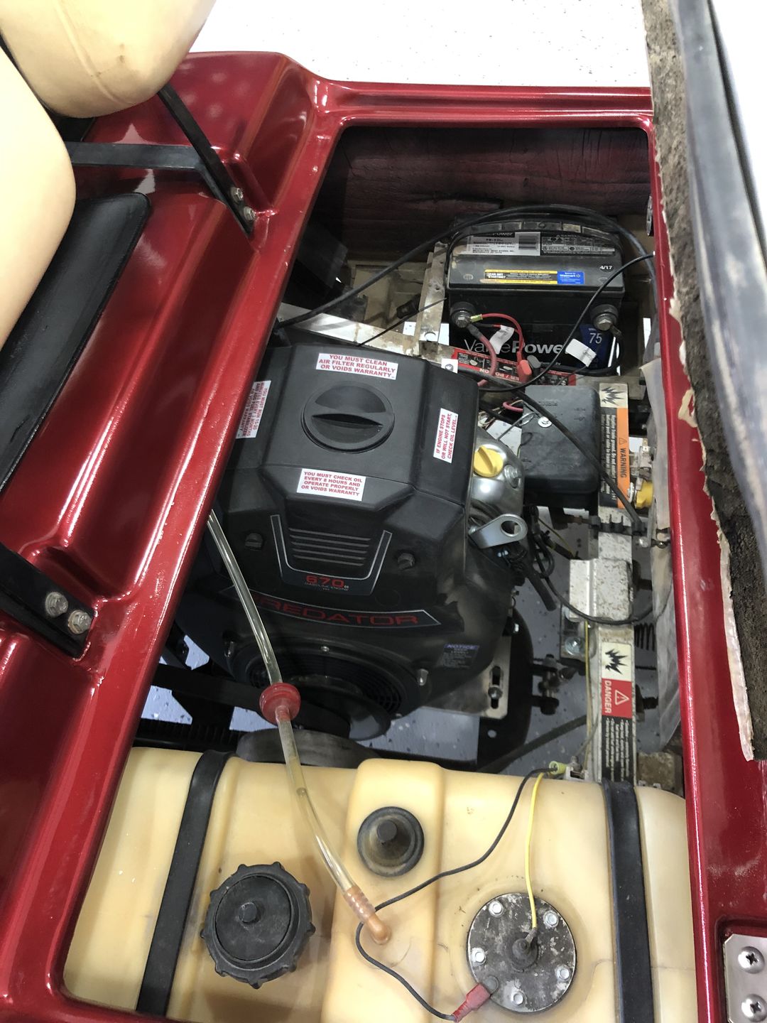 Customer photo review of Predator 22hp Installation Kit for 1998-2014 Club Car DS