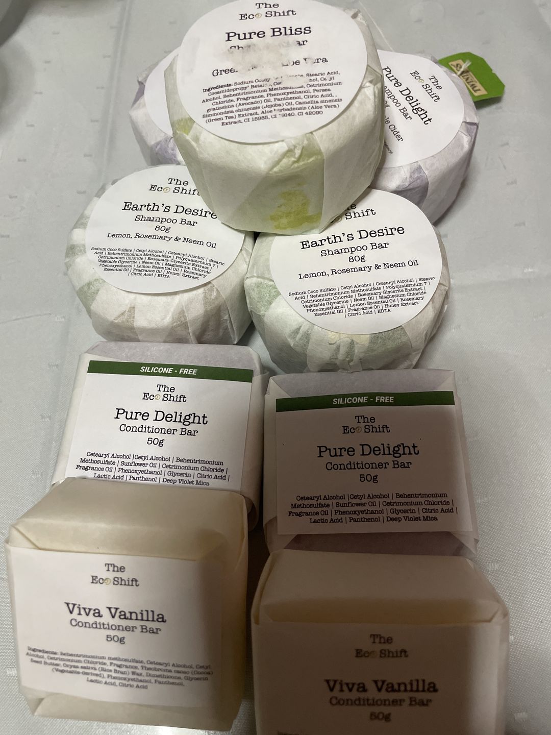 Customer photo review of Pure Bliss | Shampoo Bar
