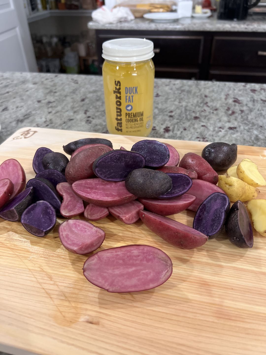 Customer photo review of Cage Free Duck Fat (14 oz)