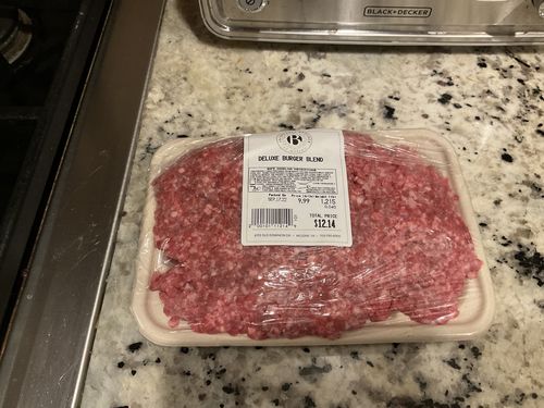 Customer photo review of Deluxe Burger Blend