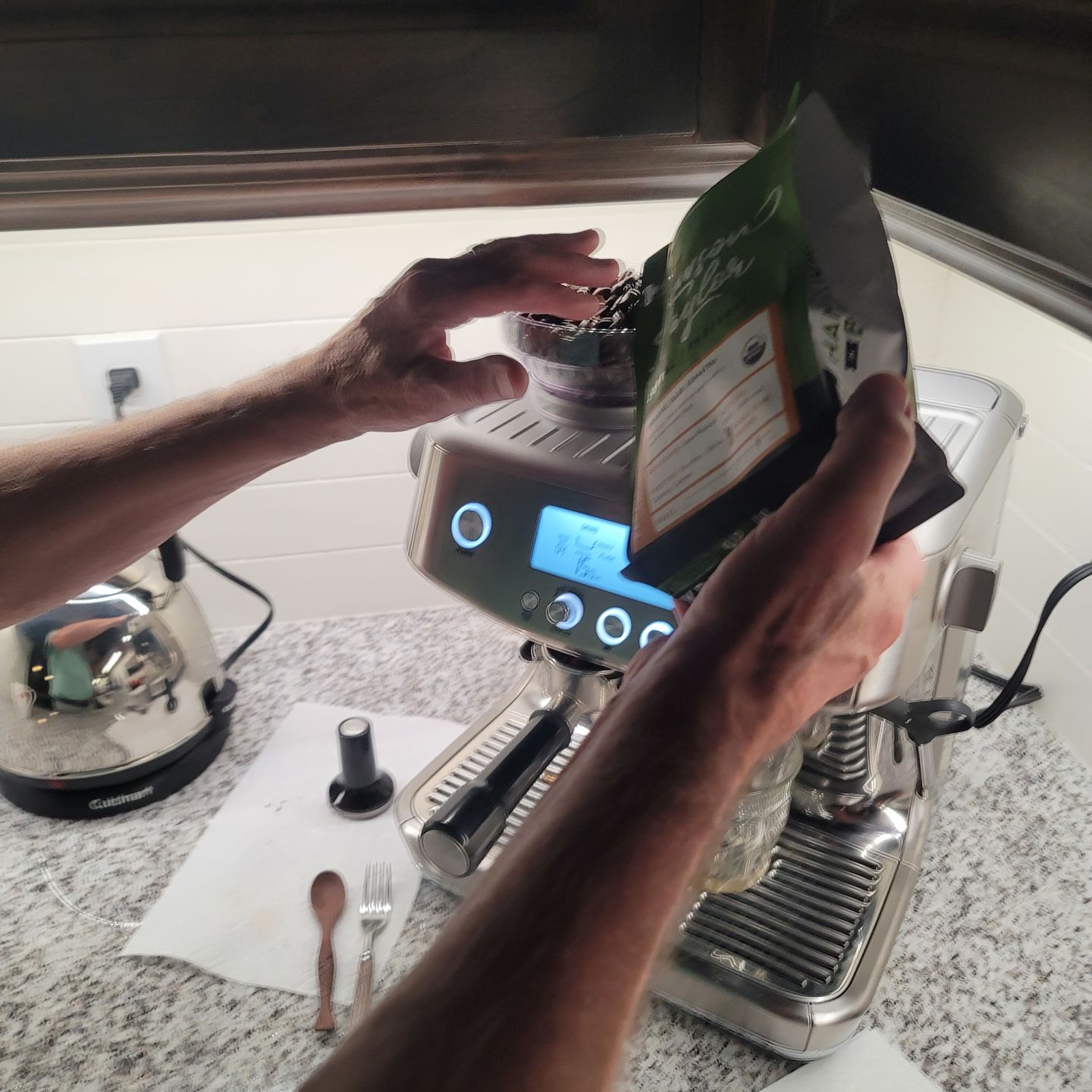 Customer photo review of Organic Dark Sumatra Mandheling
