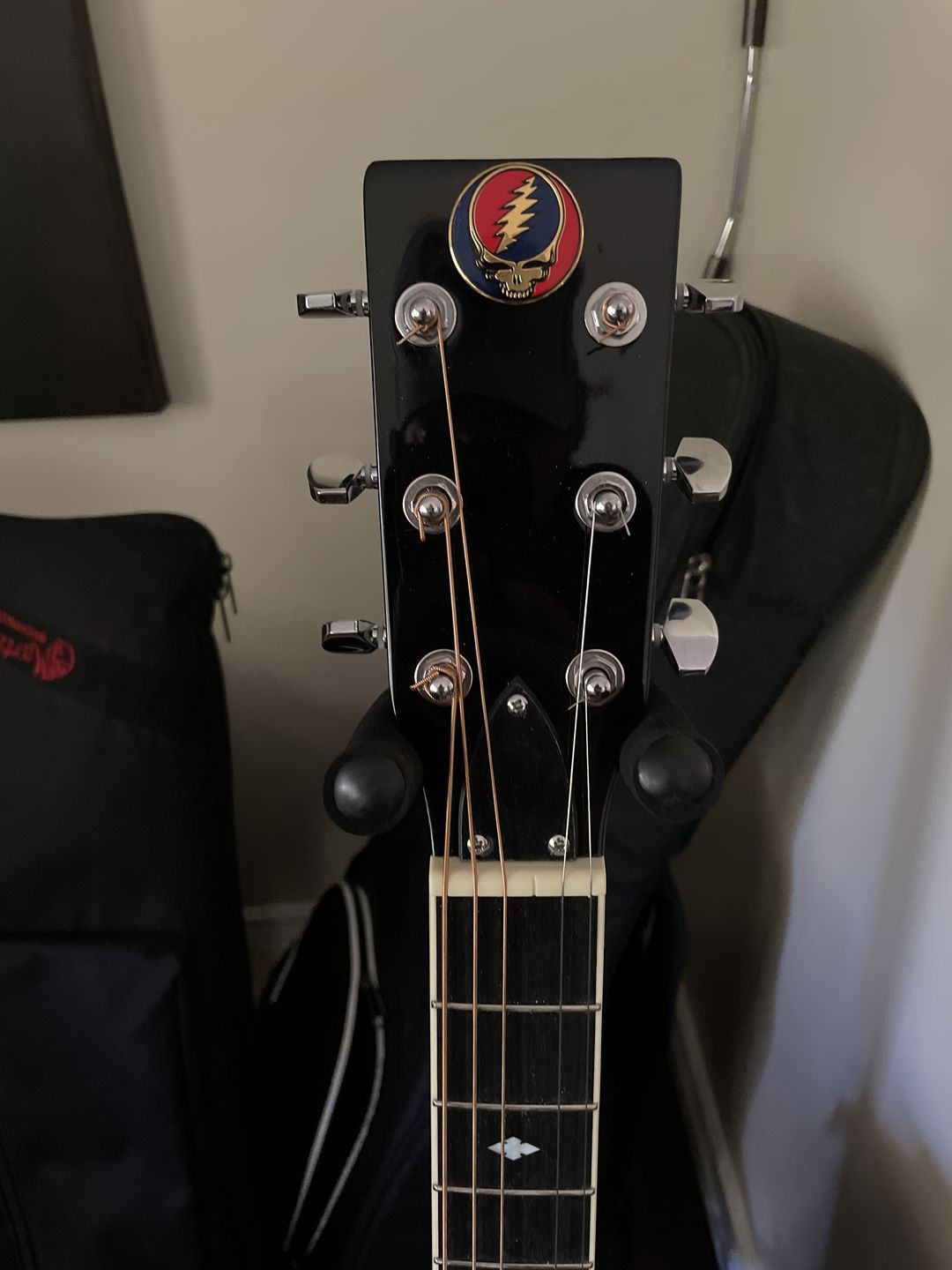 Customer photo review of Grateful Dead Metal Finish Steal Your Face Bumper Sticker