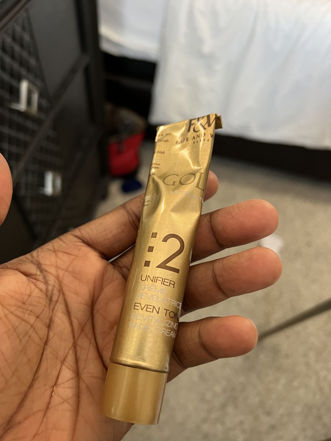 Customer photo review of Fair And White 2: Gold Revitalizing Fade Cream 50ml / 1.7fl.oz