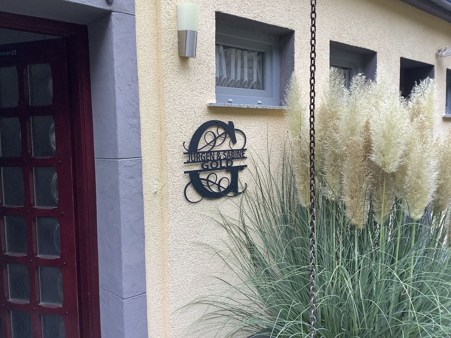 Customer photo review of Namens-Monogramm zweizeilig (personalisierbar)