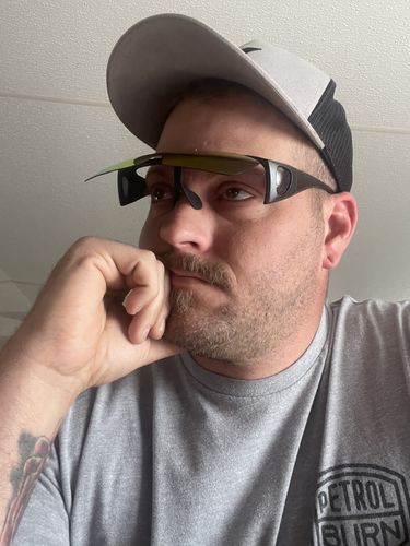 Customer photo review of Flip Offs - Orange Lenses