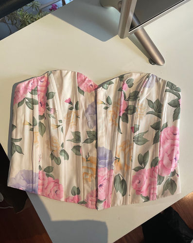 Customer photo review of Rose Garden Corset Top