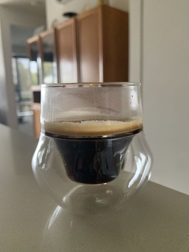 Customer photo review of PROPEL Espresso Glass Set