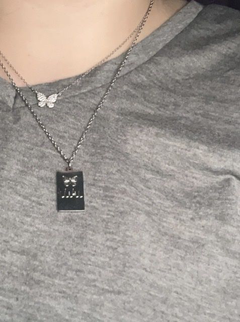 Customer photo review of Plain | Halskette + Gravur