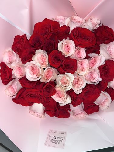 Customer photo review of Pink & Red Bouquet