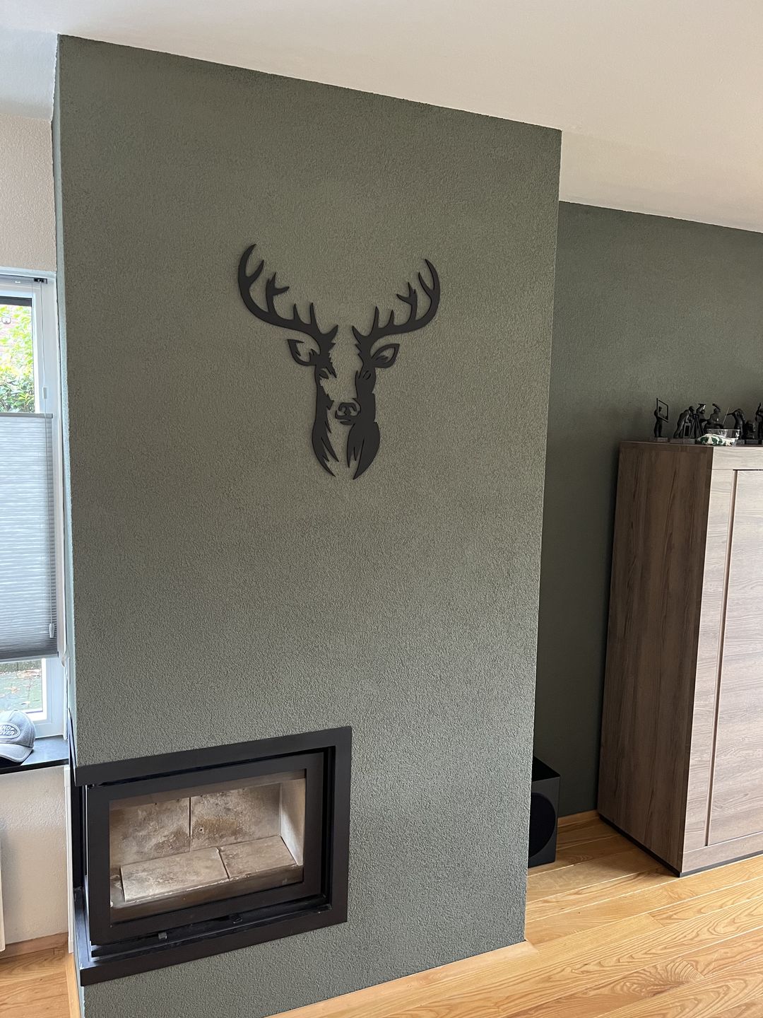 Customer photo review of Wanddecoratie dieren | Hert 2-delig
