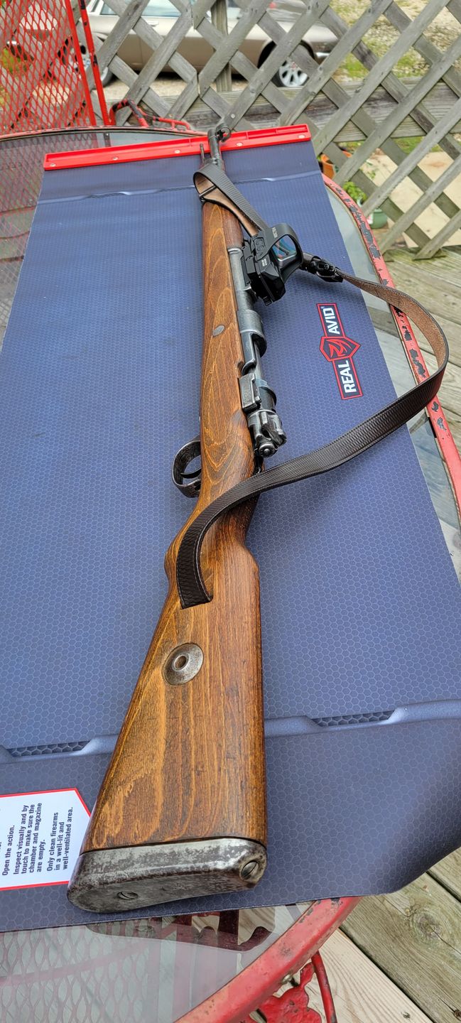 Customer photo review of Mauser K98K Ultra low-profile NDT Scout Mount for Long Eye Relief Scopes Gen 3
