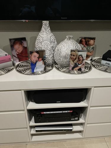 Customer photo review of 15 x 23 cm Free Standing Acrylic Photo Block