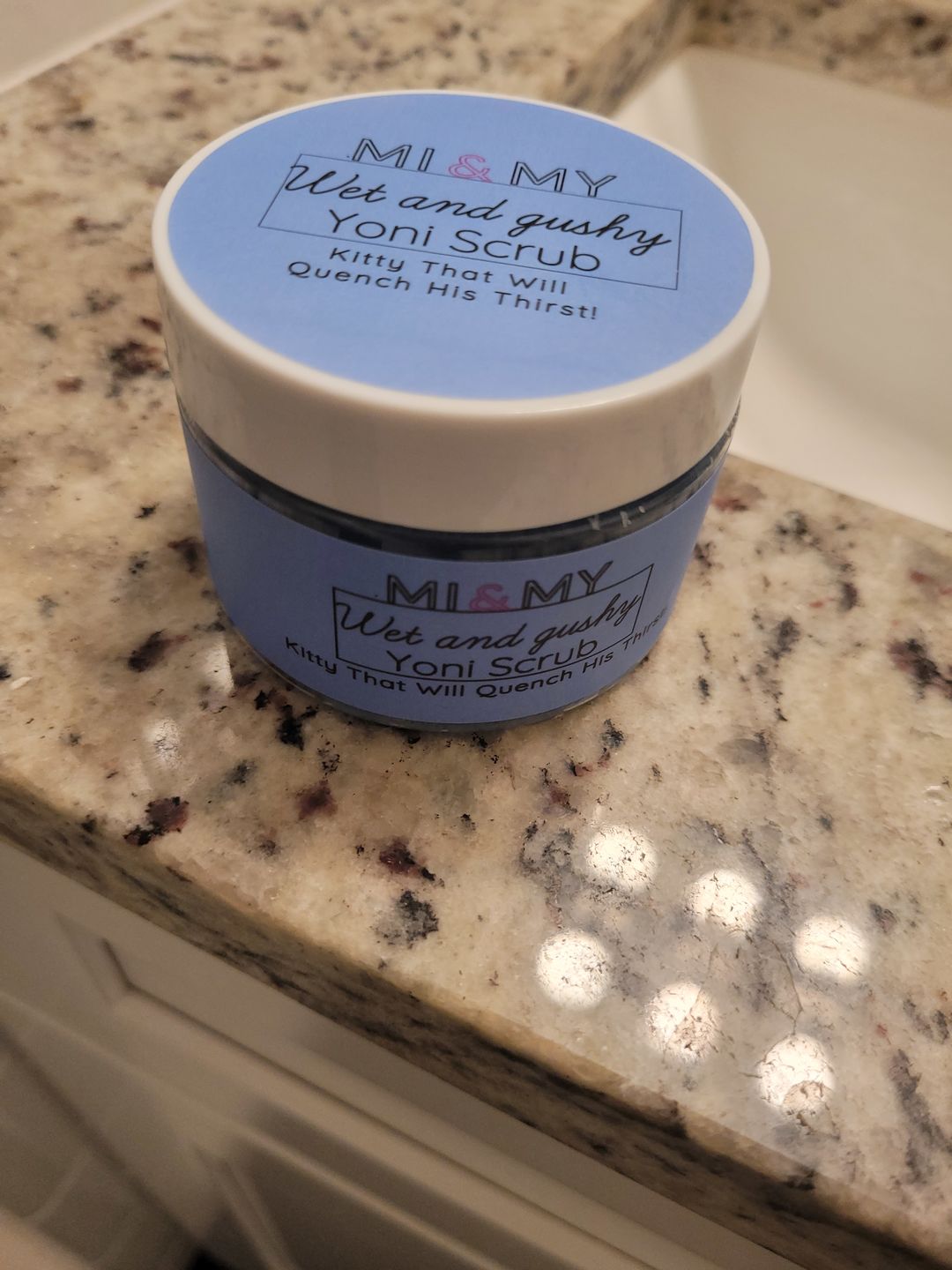 Customer photo review of Wet And Gushy Yoni Scrub