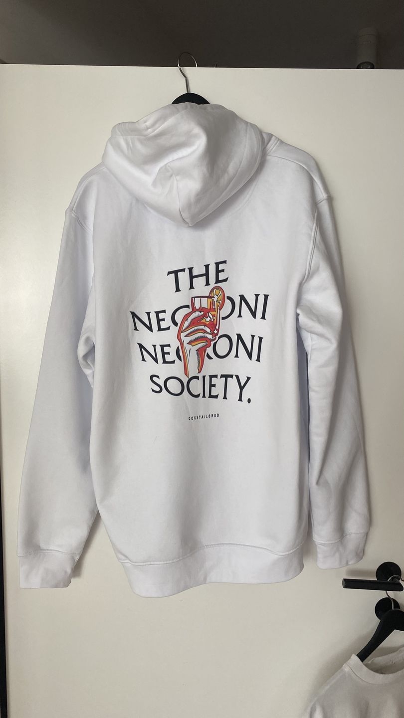 Customer photo review of The Negroni Society eco hoodie