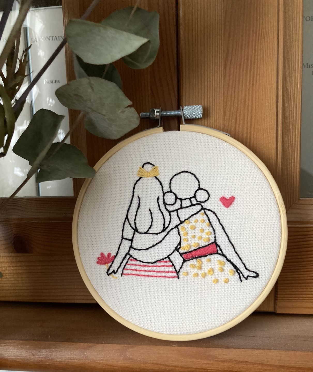 Customer photo review of Kit Broderie - Meilleures copines