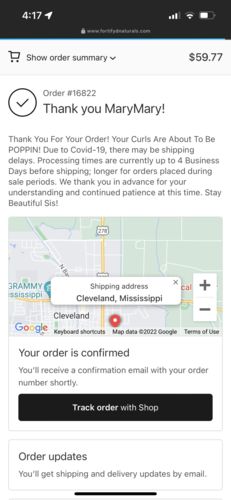 Customer photo review of Intense Hydrating Potion