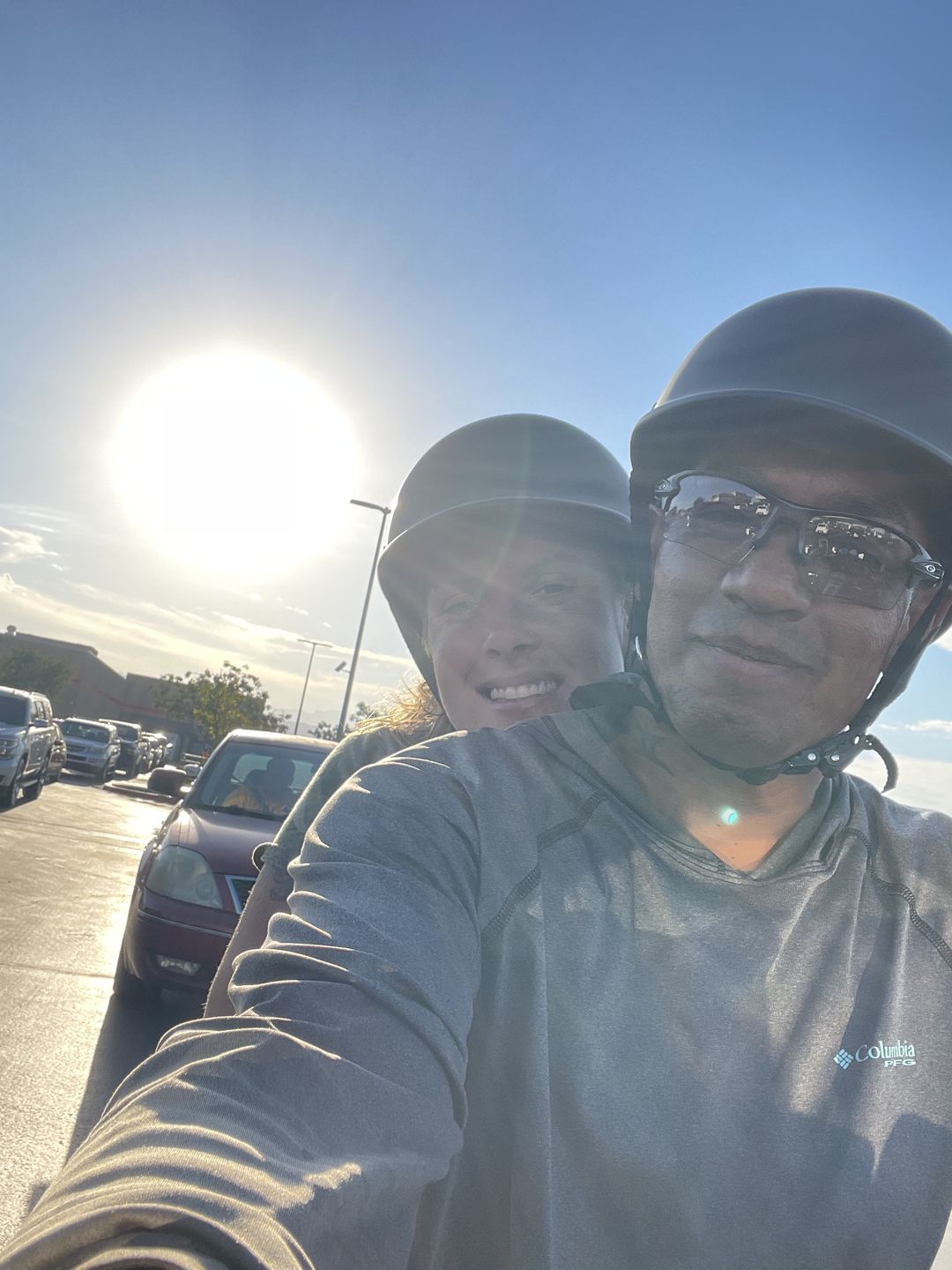 Customer photo review of World's Smallest & Lightest DOT Open Face Polo Helmet- Matte Black