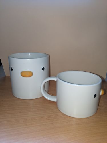Customer photo review of Benson The Duck Coffee Mug Safety Ceramic Milk Latte Mugs