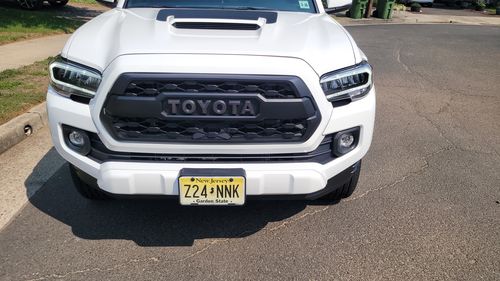 Customer photo review of TRD PRO Style Front Grille w/Letters For 2016-2021 Toyota Tacoma-Matte Black