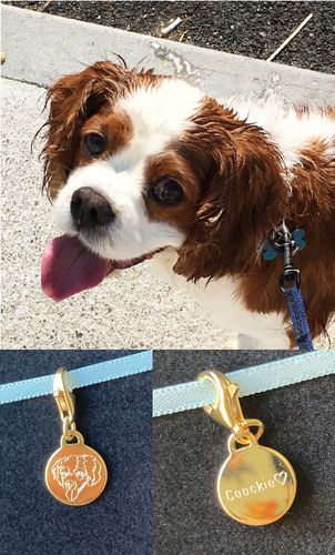 Customer photo review of Custom Charming Single Pendant