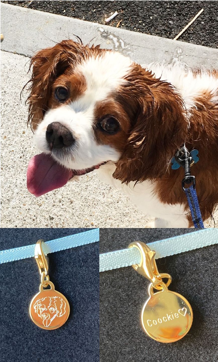 Customer photo review of Custom Charming Single Pendant