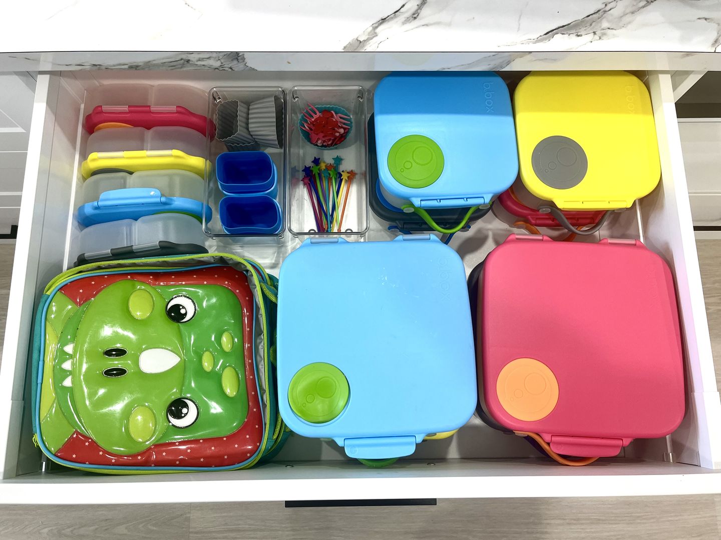 Customer photo review of b.box Snackbox – Ocean Breeze