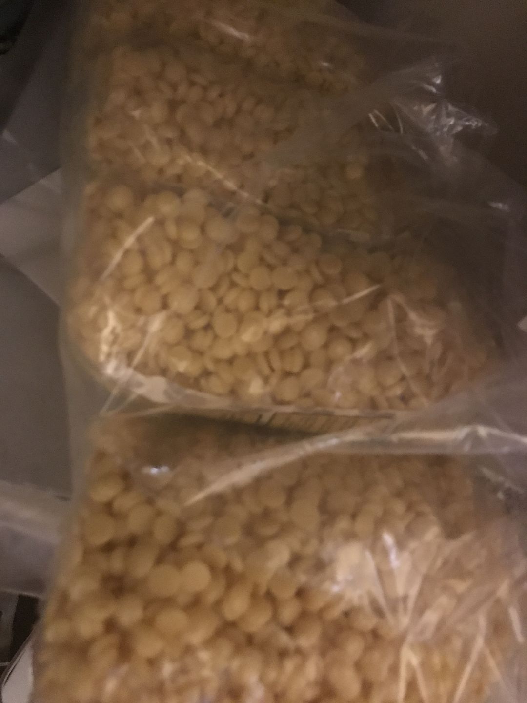 Customer photo review of Yellow Hard Wax Beads