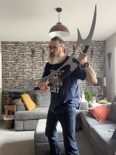 Customer photo review of Bat'leth - Raven Forge