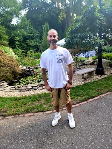 Customer photo review of LGNDxR2G Charity Tee