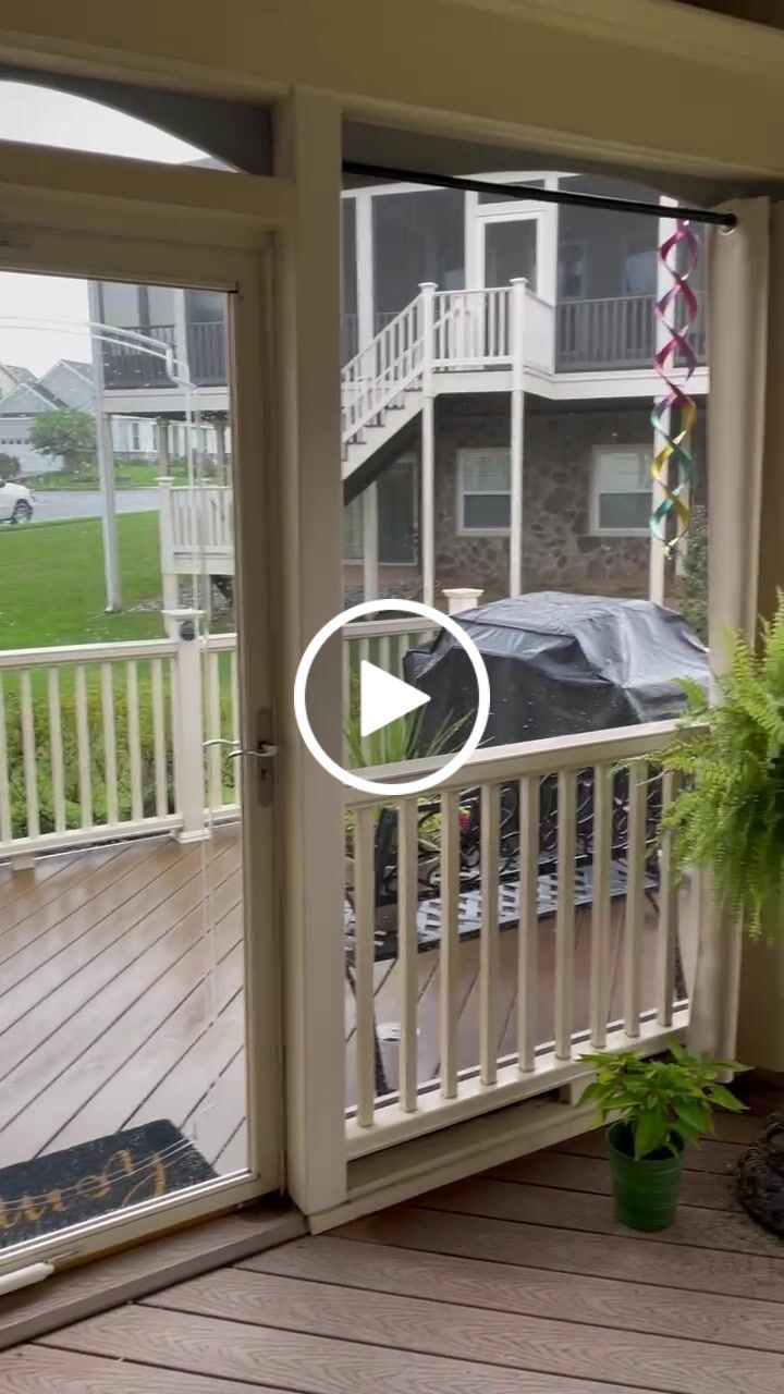 Customer video review of Waterproof Grommet Top Patio Curtain 1 Panel