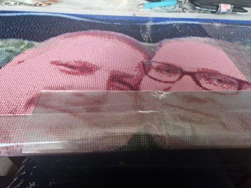 Kundenbewertung mit Foto zu Eigenes Foto Diamond Painting