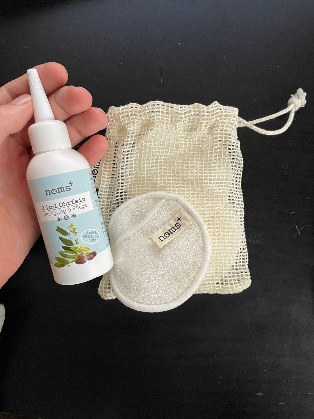 Customer photo review of 2-in-1 Ohrfein Reinigung & Pflege für Hunde & Katzen (75ml)