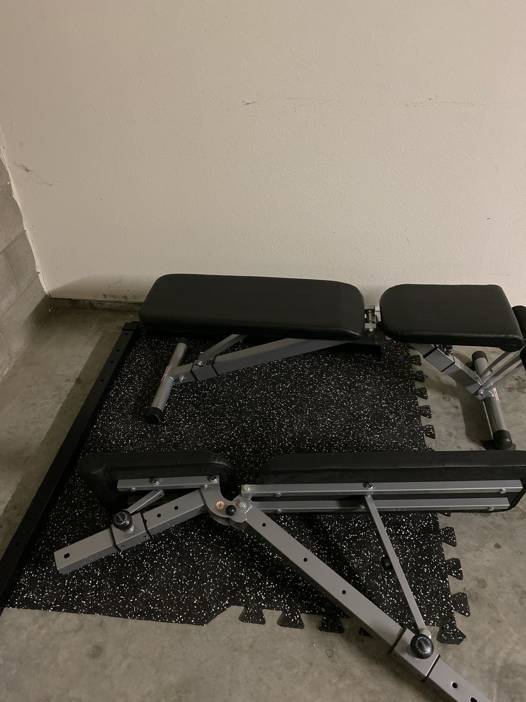 Customer photo review of RitFit Rubber Flooring Gym Mats Interlocking Tiles 0.25'' Thickness