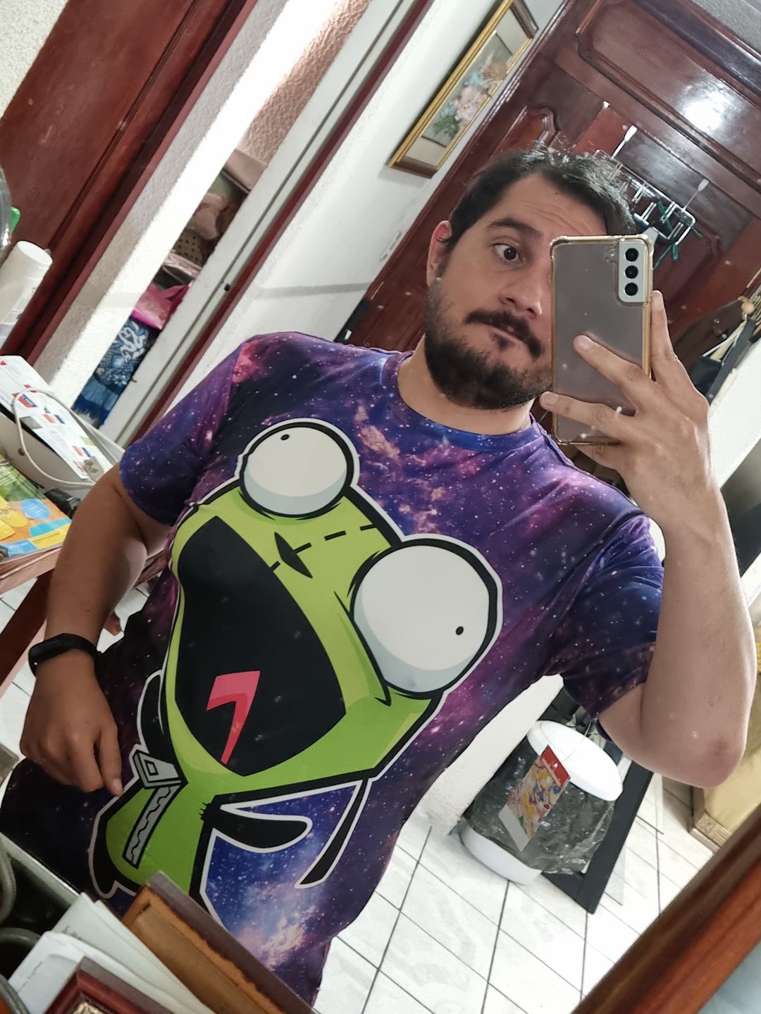 Customer photo review of Playera Pijama G.I.R. Invasor Zim