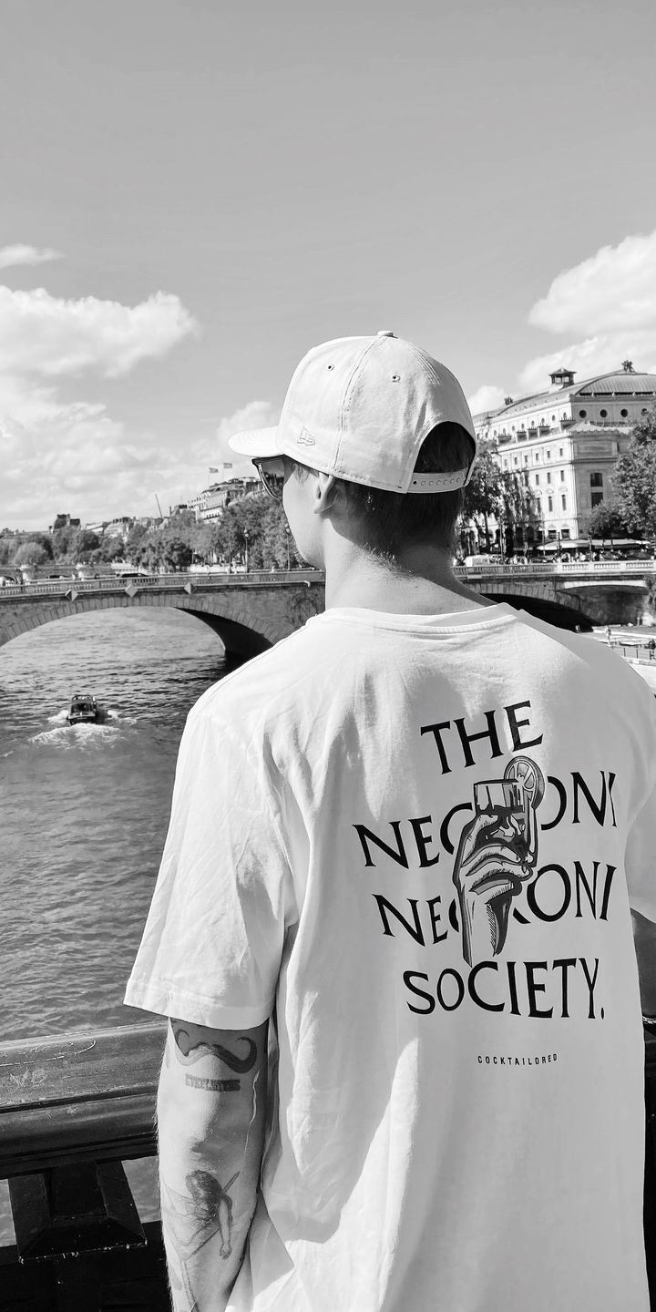 Customer photo review of Negroni Society Organic T-Shirt