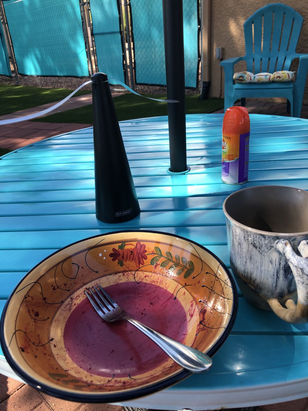 Customer photo review of Fly, Mosquito, and Pest Repellent Fan - Buy One Get One 50% Off