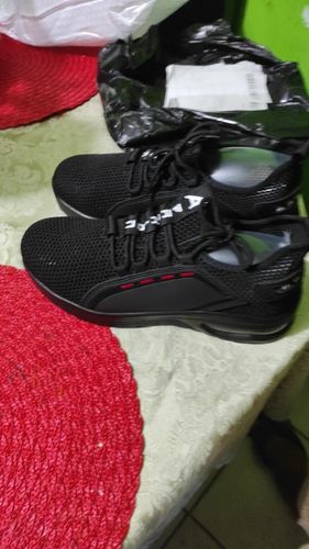 Customer photo review of Breathable Steel Toe Work Safety Shoes