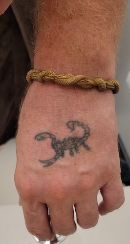 Customer photo review of Brass Double Snake Bracelet