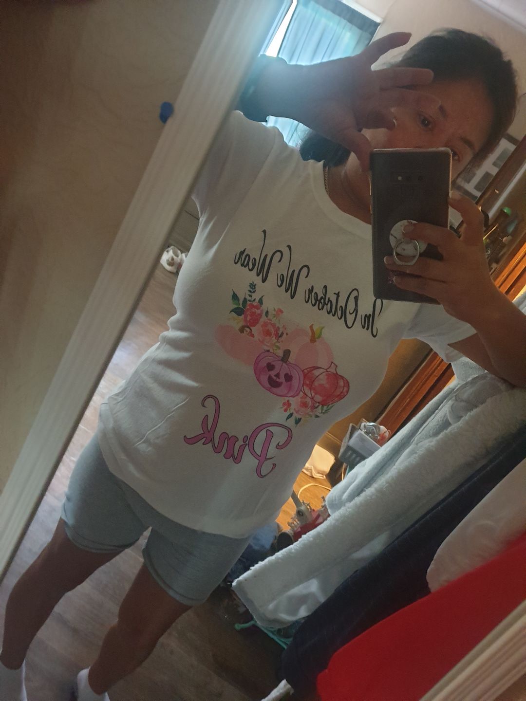 Customer photo review of "In October We Wear Pink"