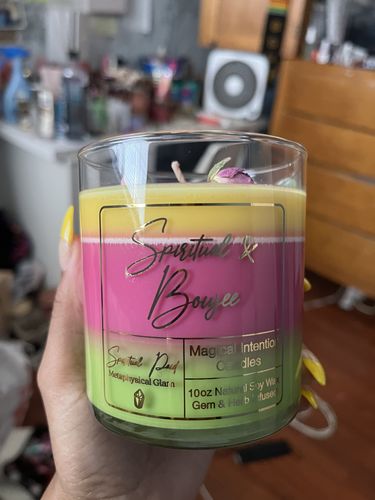 Customer photo review of Mystery Manifestation Candle