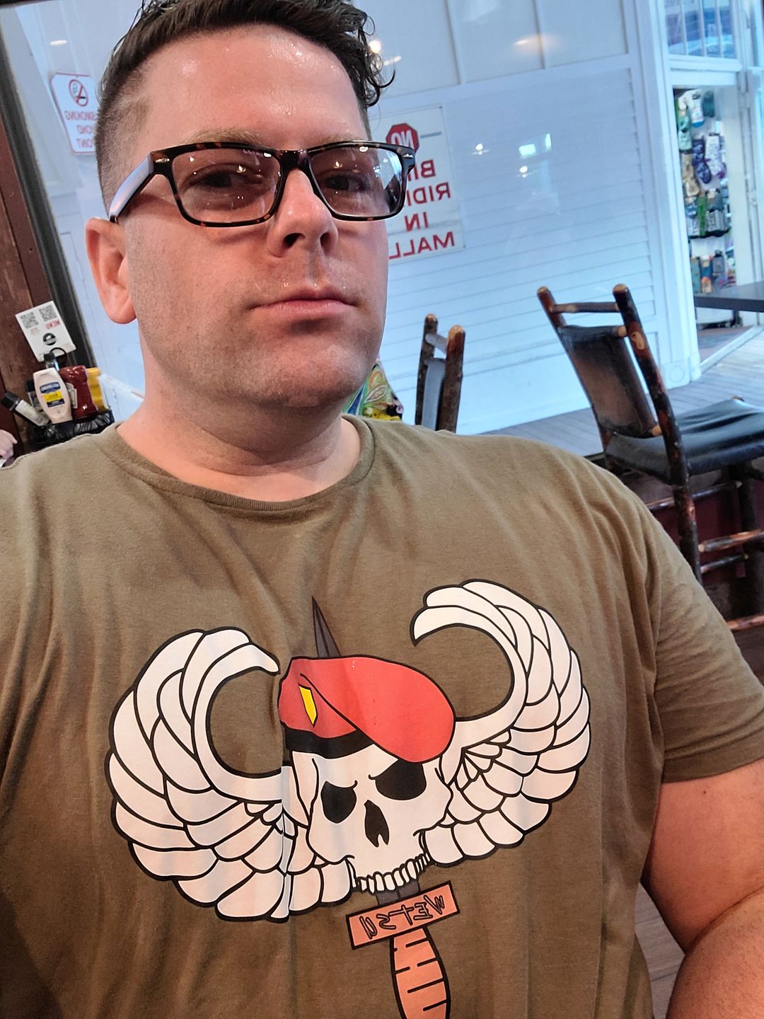 Customer photo review of OG Logo Shirt in Green