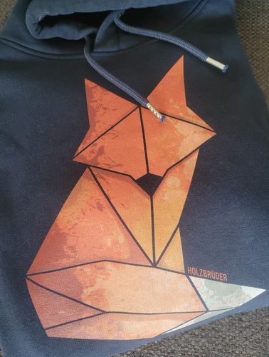 Customer photo review of Origami Fuchs - Bio Unisex Hoodie (PREMIUM)