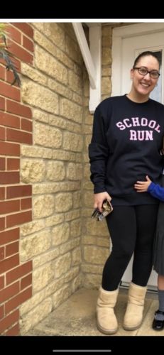 Customer photo review of School Run College Sweatshirt 99